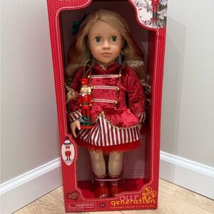 Our Generation Hollie Limited-Edition
Holiday Collectible Doll with Nutcracker